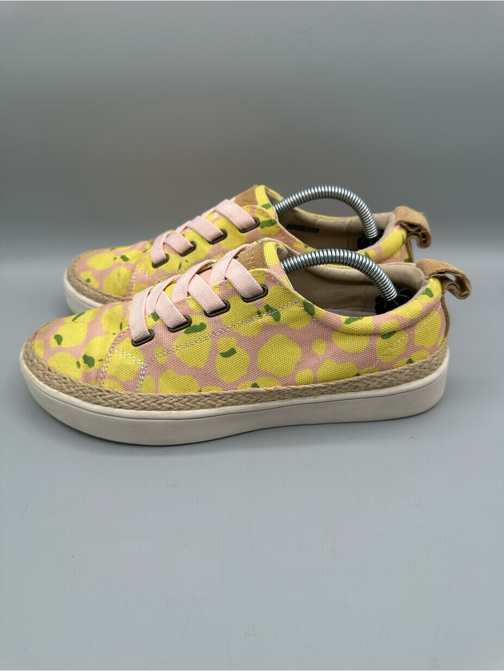 Spenco Malibu Lace Sneakers Women 7.5B Pink Lemon - Picture 5 of 11